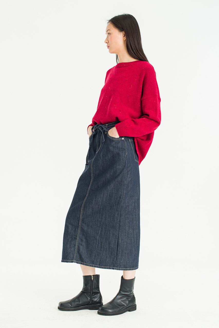Indigo Line Skirt, Indigo