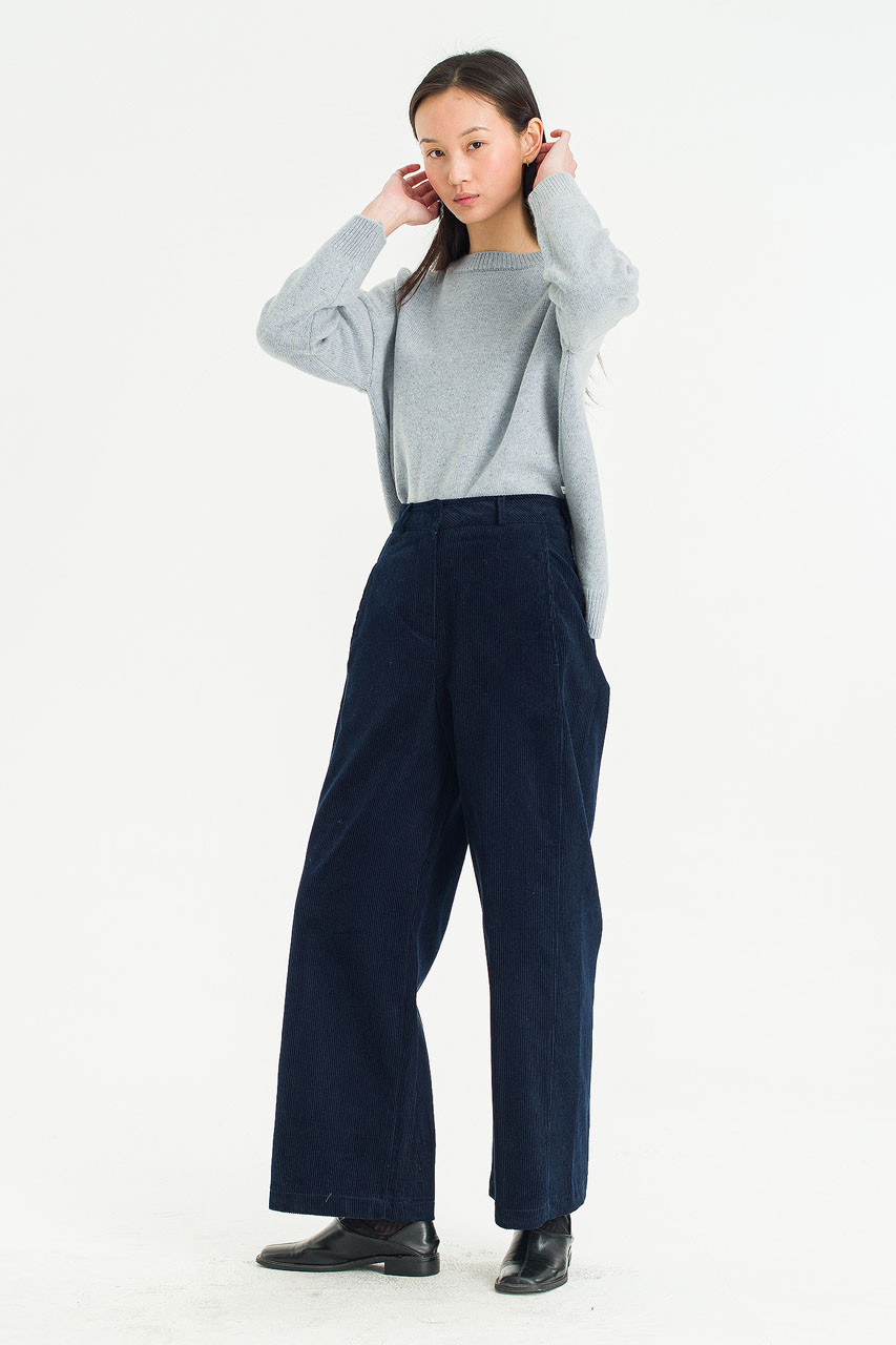 Whisper Cord Pants, Navy