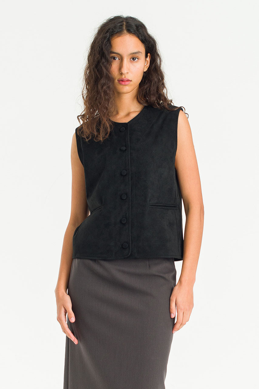Velina Vest, Black