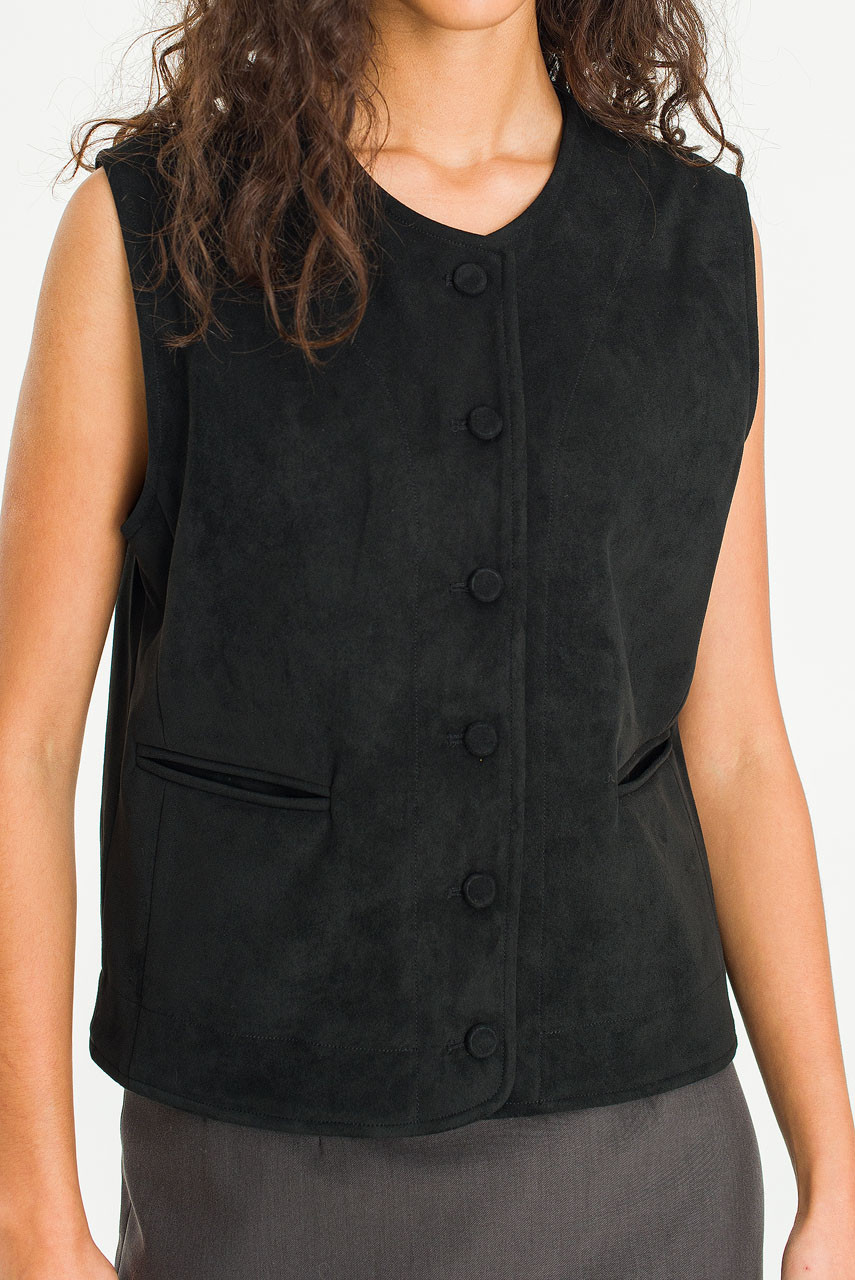 Velina Vest, Black