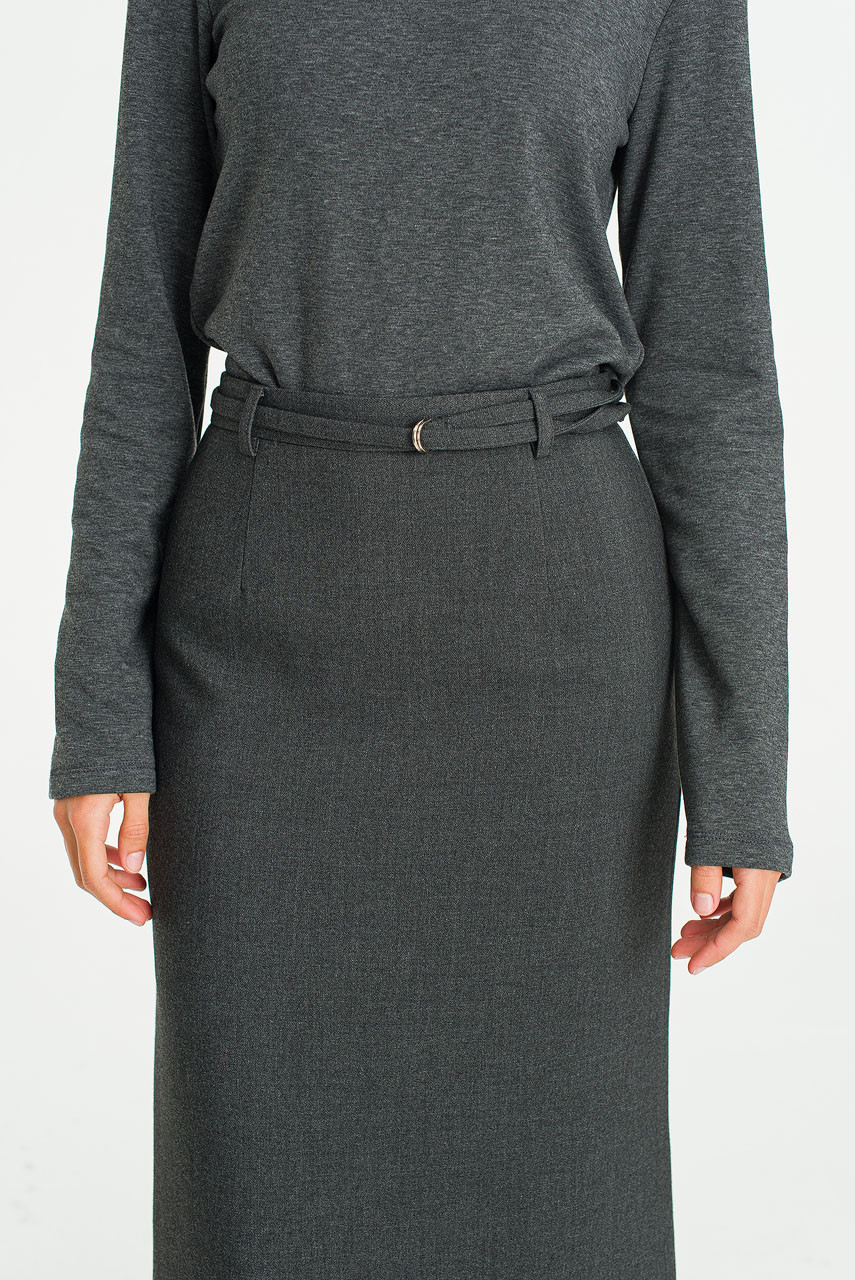 Still Tailor Skirt, Charcoal