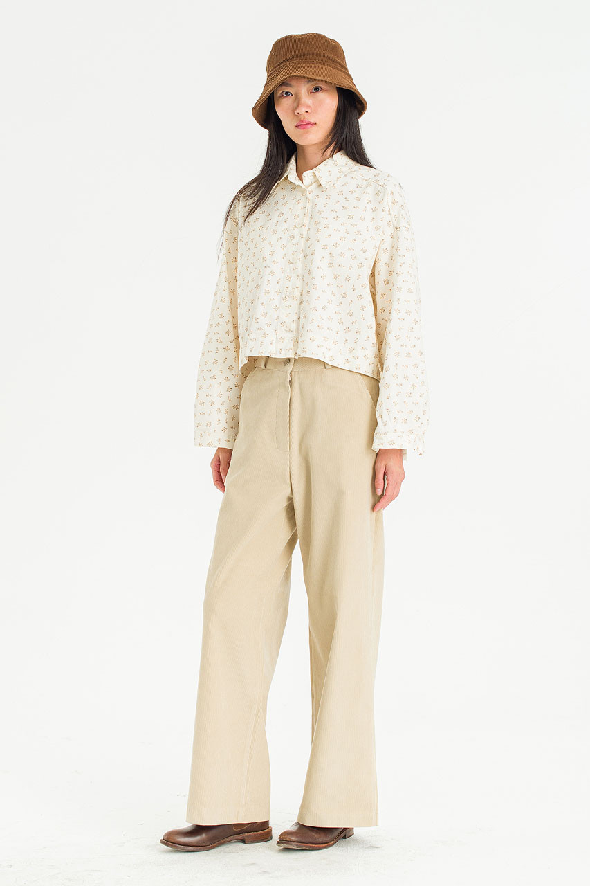 Snow Cord Pants, Beige