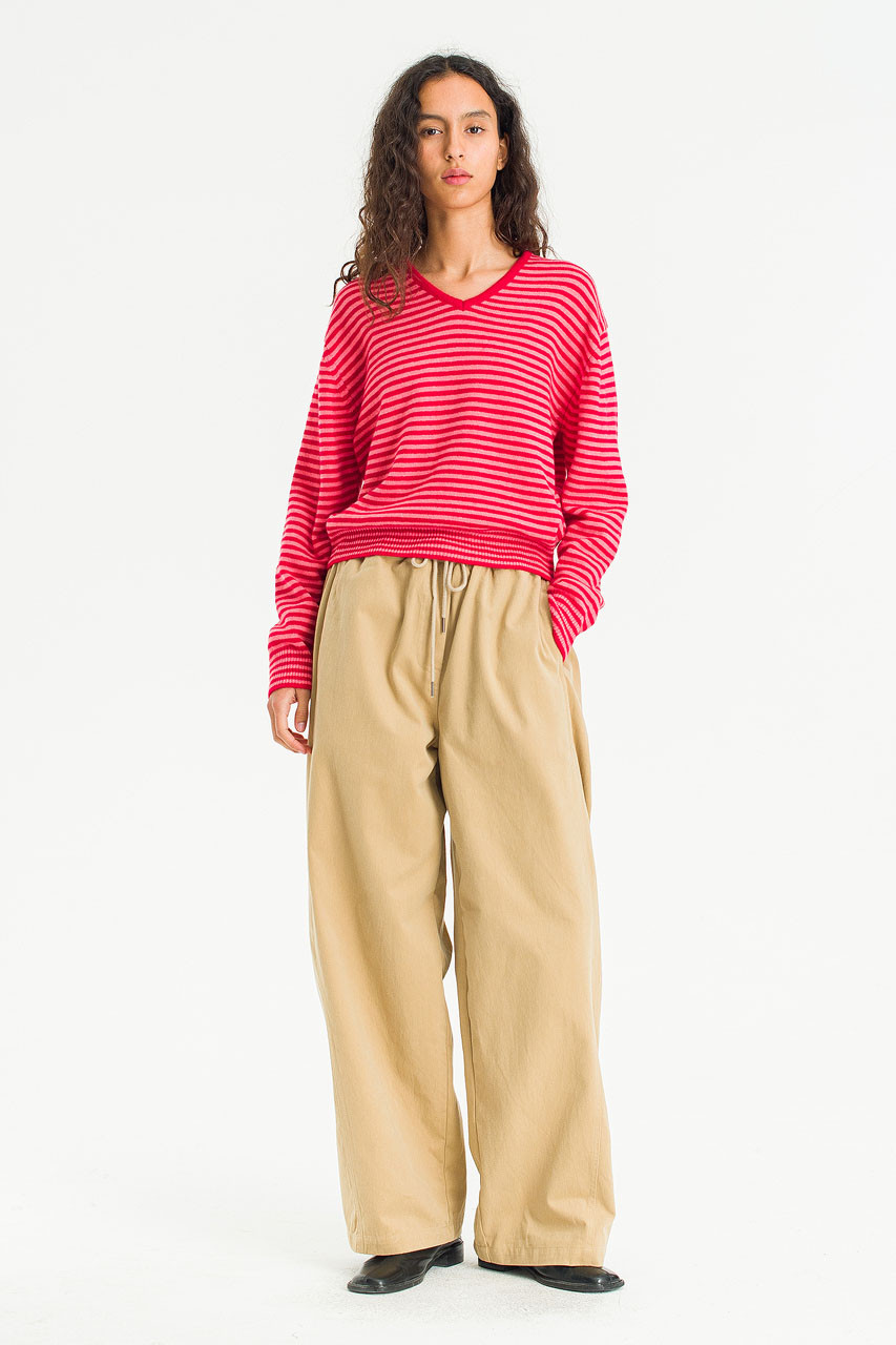 Mare Velour Pants, Beige