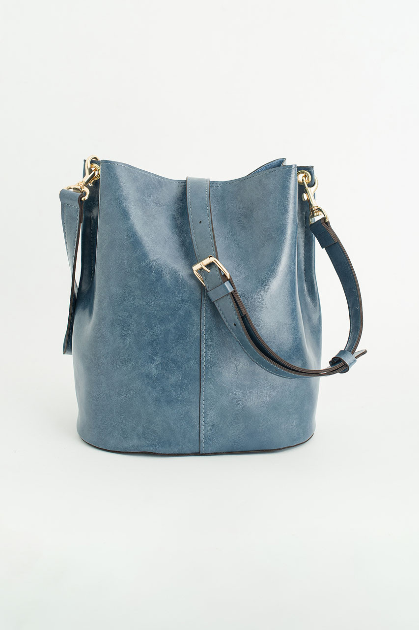 Mare Bucket Bag, Blue