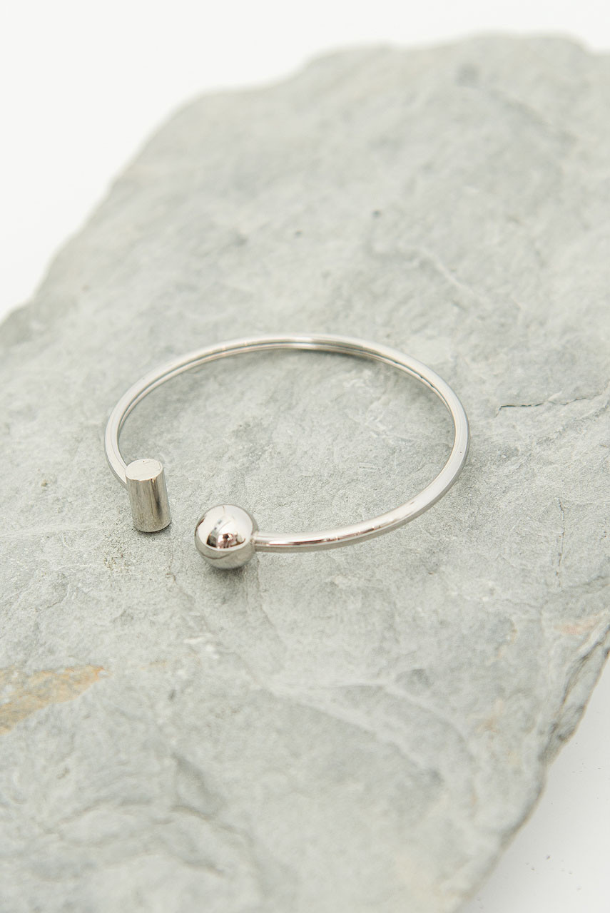 Bar Bangle, Silver