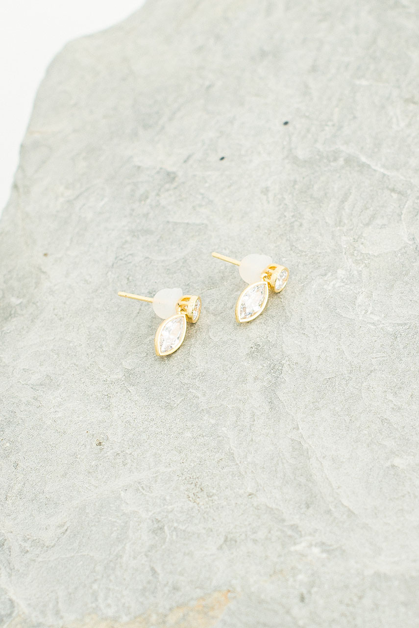 Suiteki Earrings, Gold