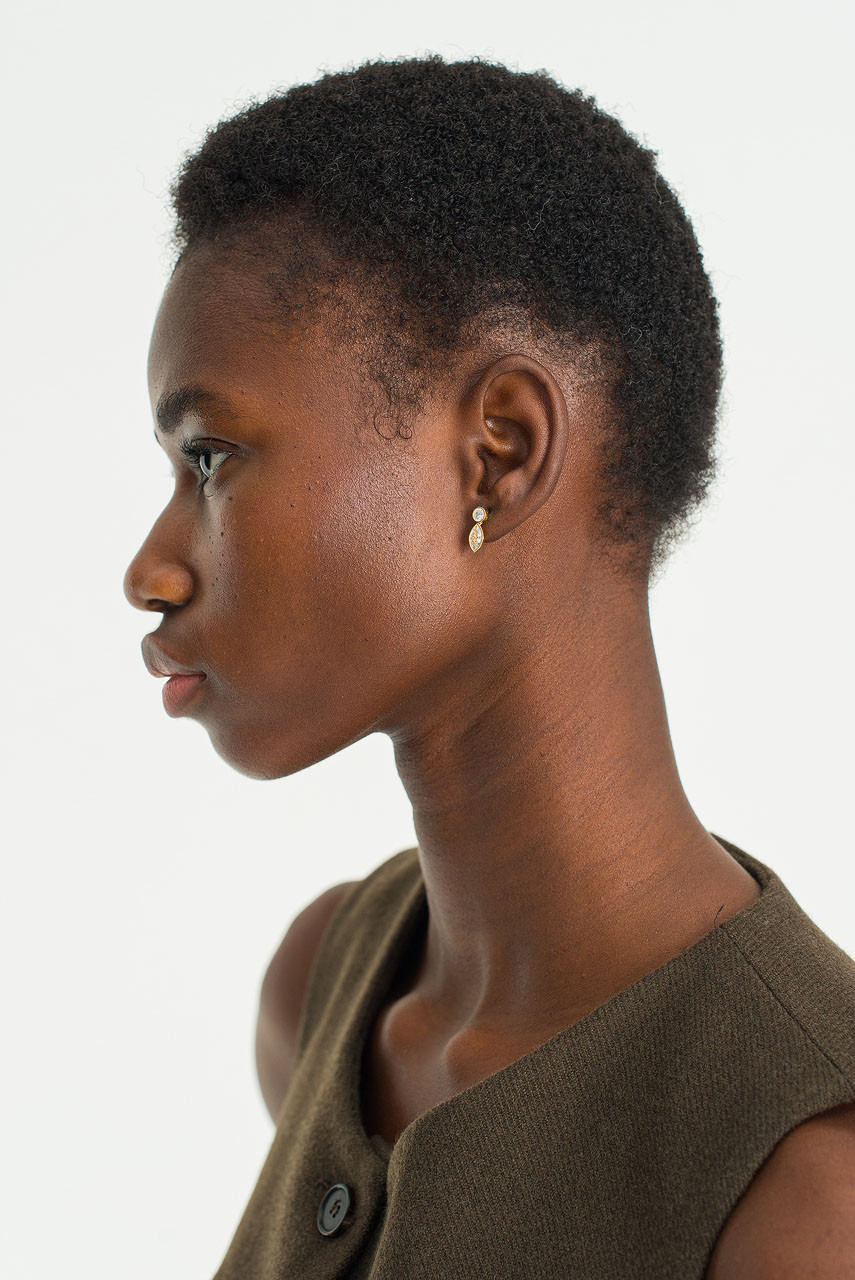 Suiteki Earrings, Gold