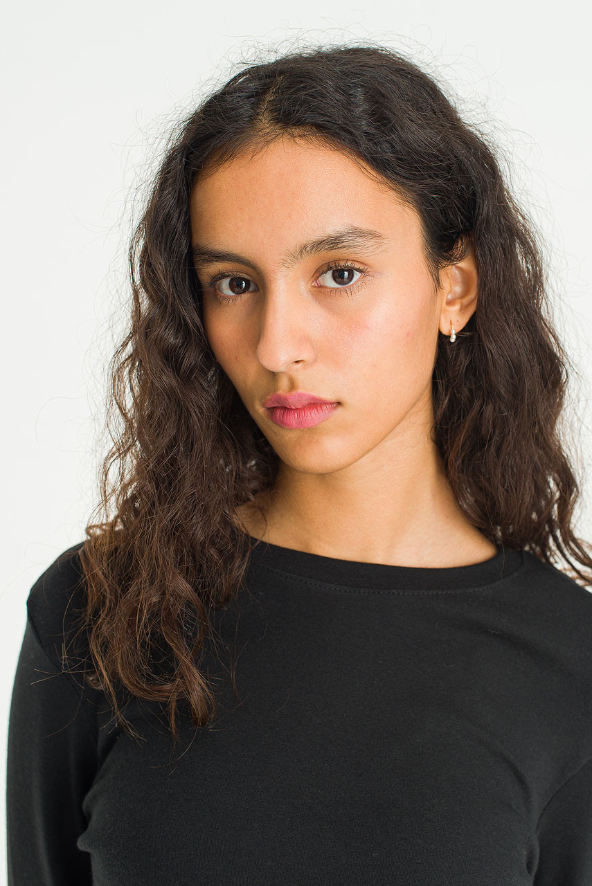 Misaki Mini Pearl Hoop Earrings, Gold