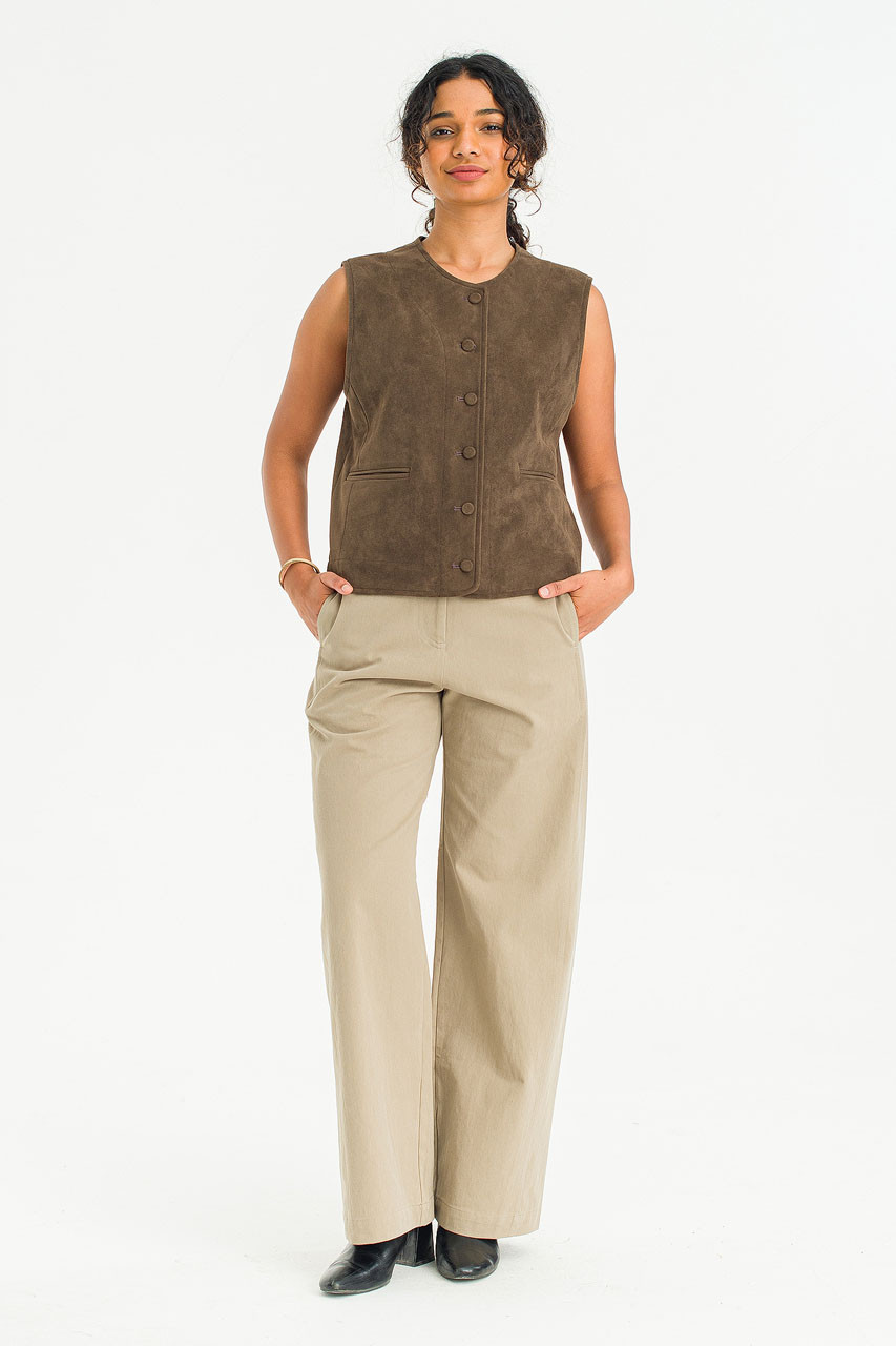 Velina Vest, Brown