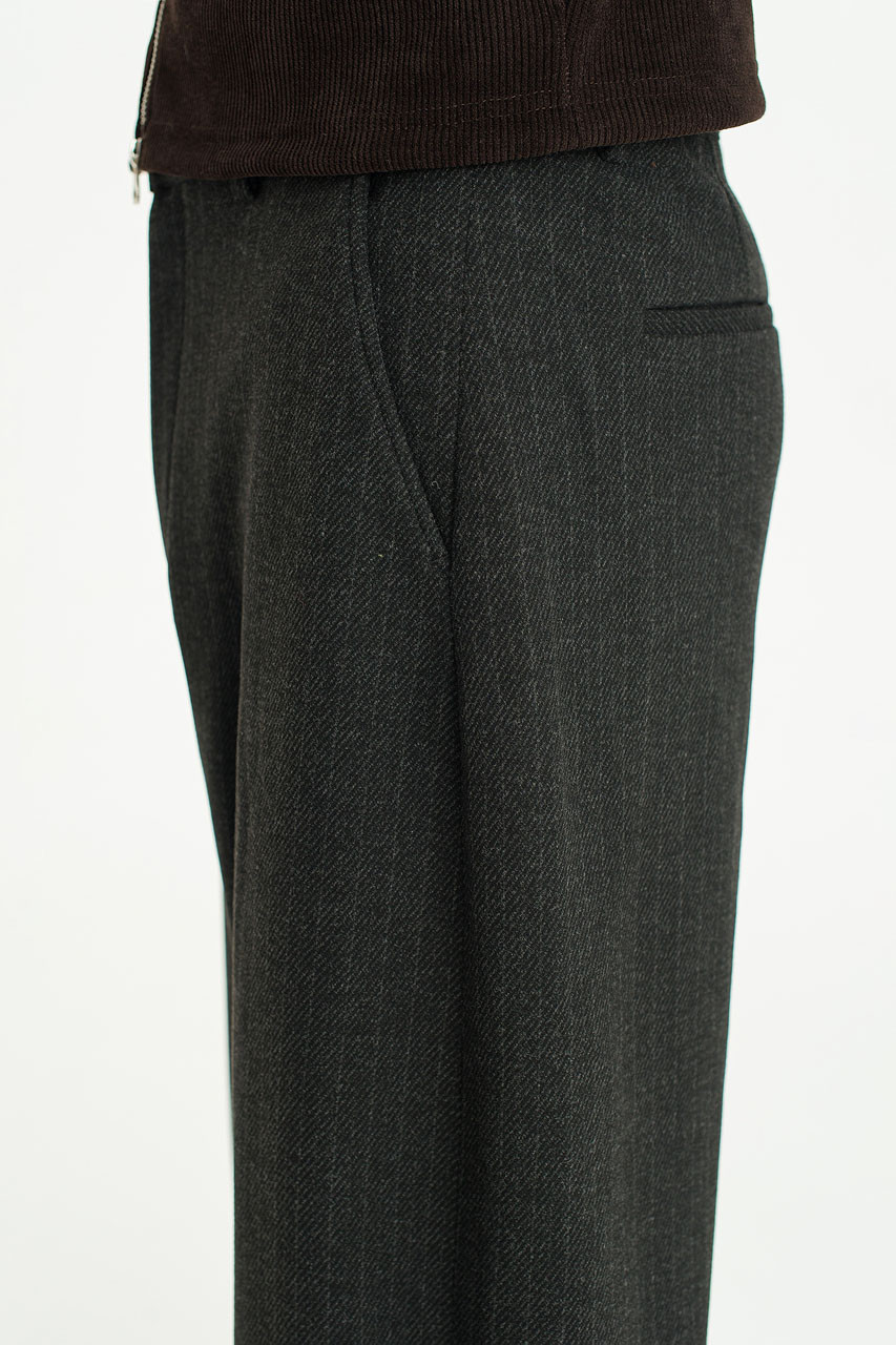 Menswear | Shadow Stripe Pants, Black