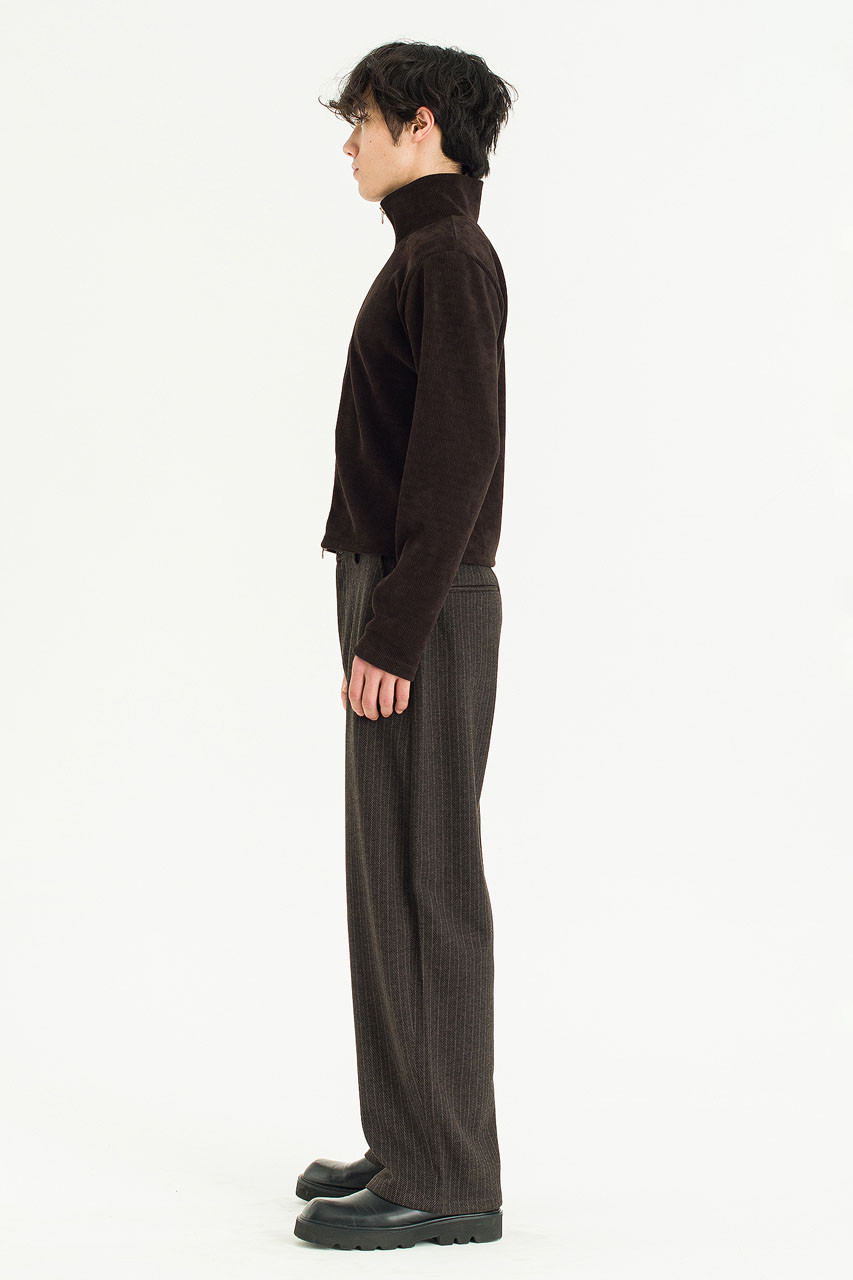 Menswear | Shadow Stripe Pants, Brown
