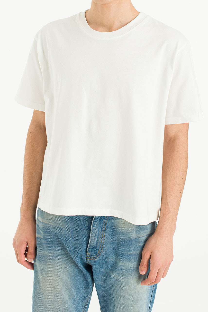 Menswear | Cropped T-Shirt, White