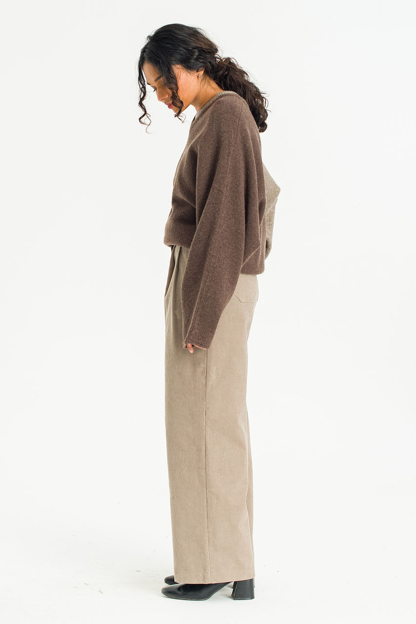 Soil Path Cord Pants, Beige