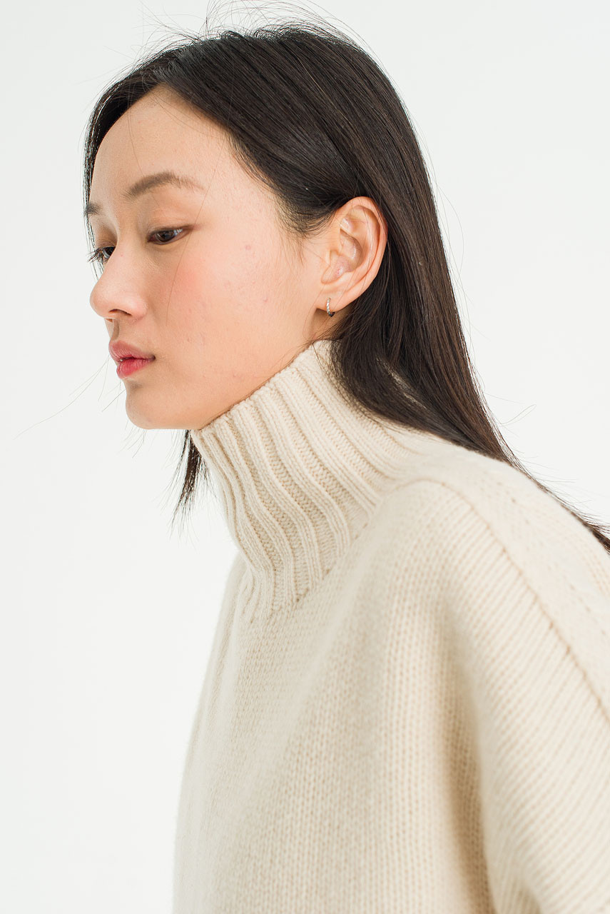 Loose Fit Soft Knit, Ivory