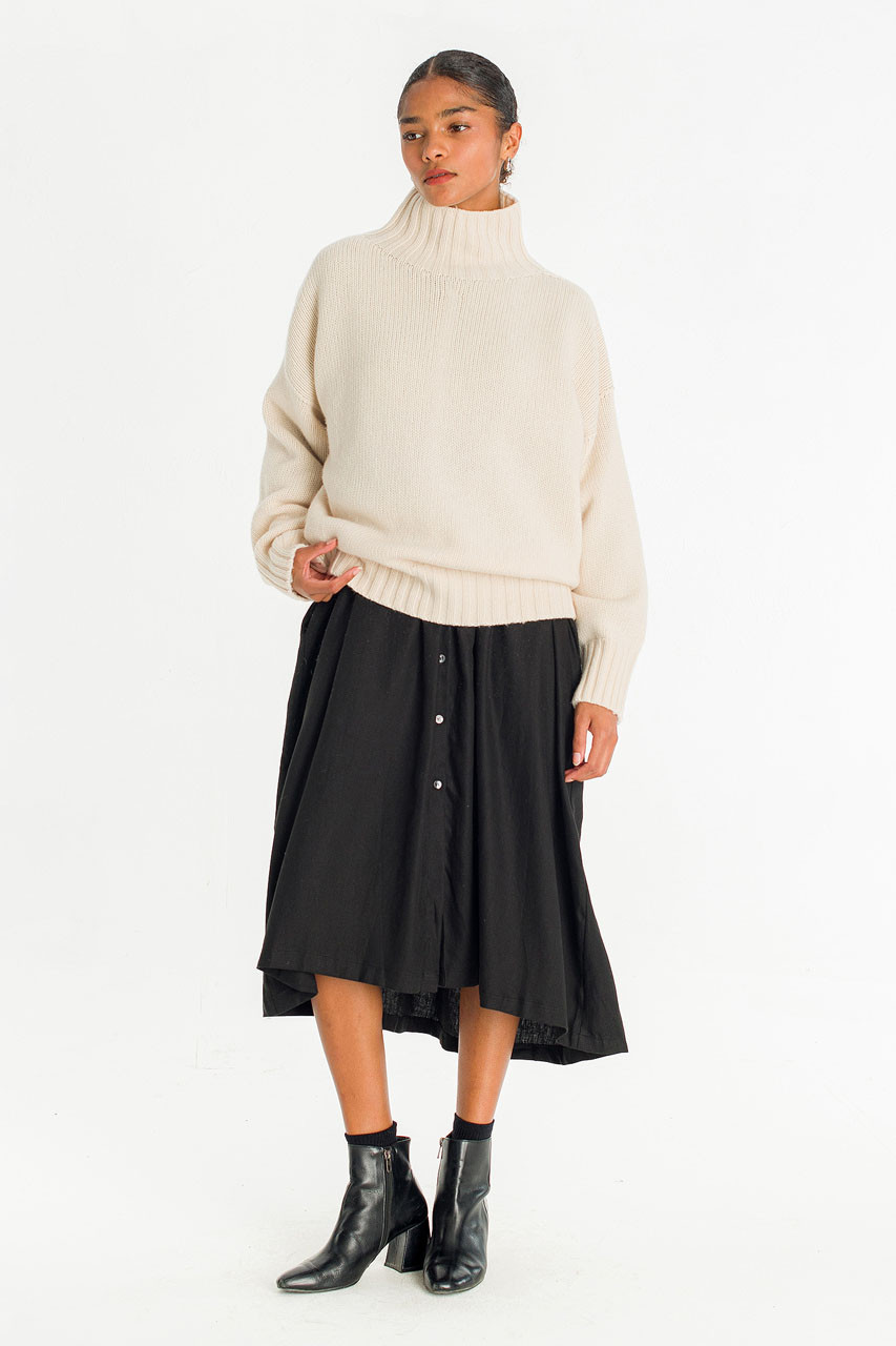Loose Fit Soft Knit, Ivory