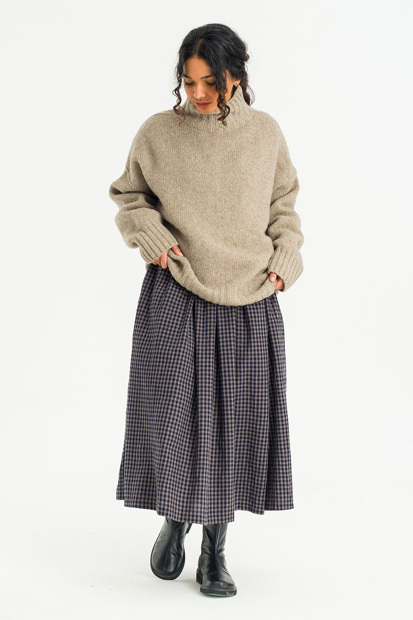 Loose Fit Soft Knit, Wood