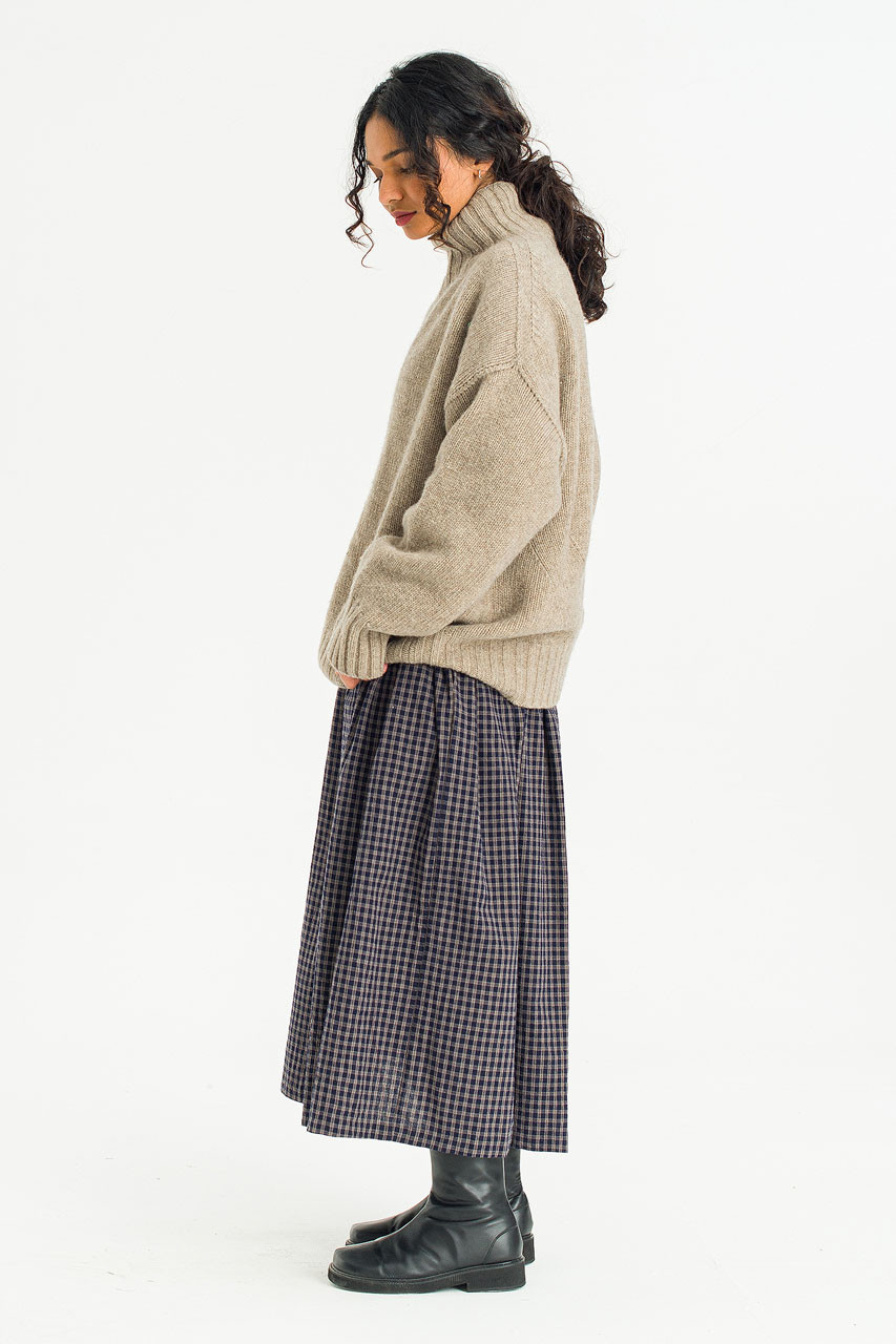 Loose Fit Soft Knit, Wood