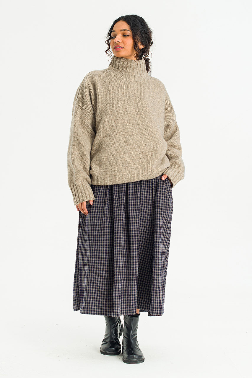 Loose Fit Soft Knit, Wood