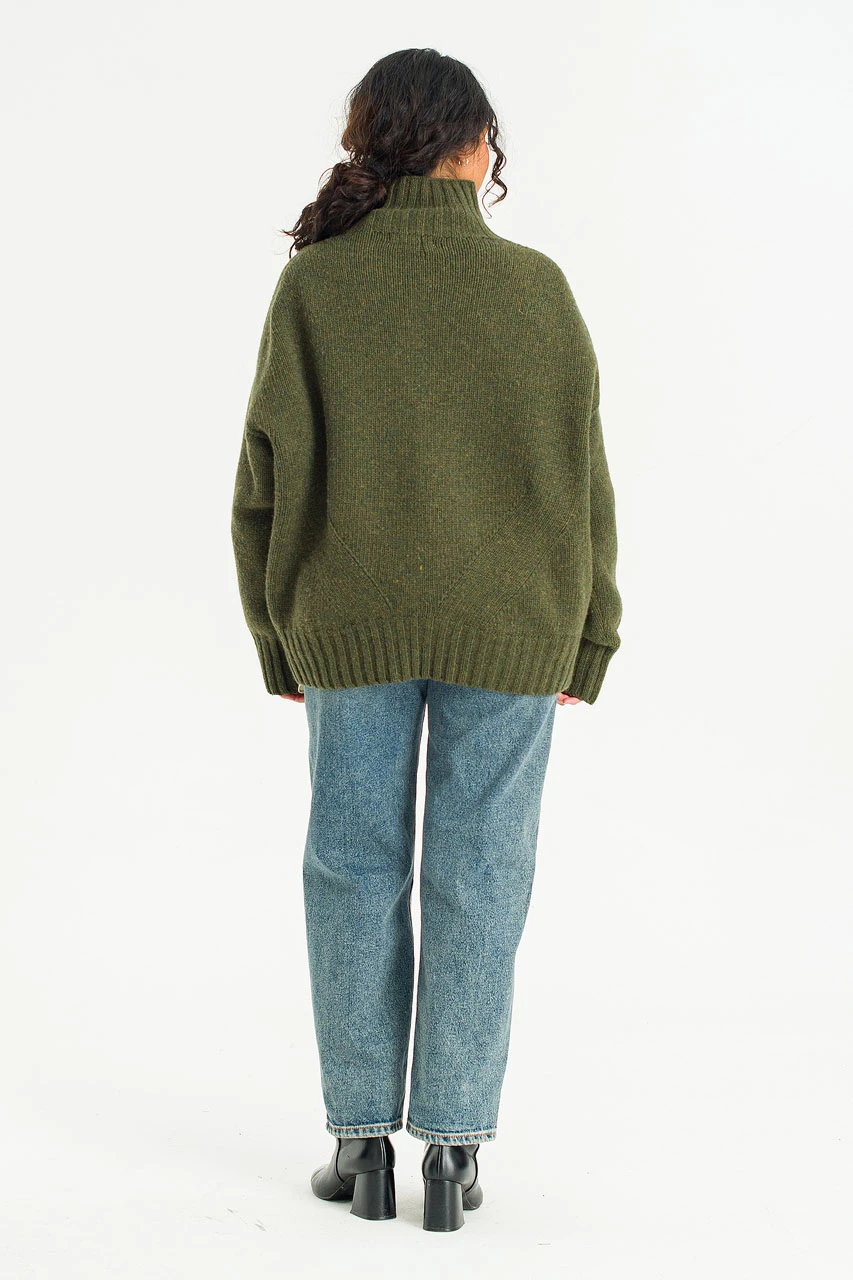 Loose Fit Soft Knit, Forest