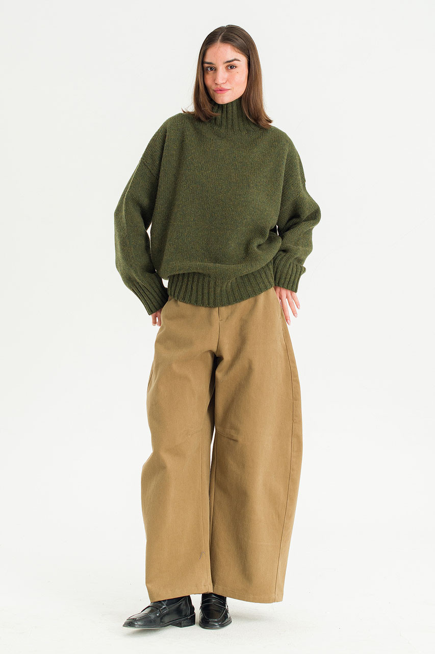 Loose Fit Soft Knit, Forest