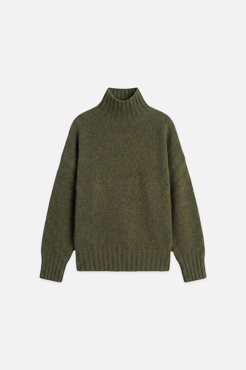 Loose Fit Soft Knit, Forest