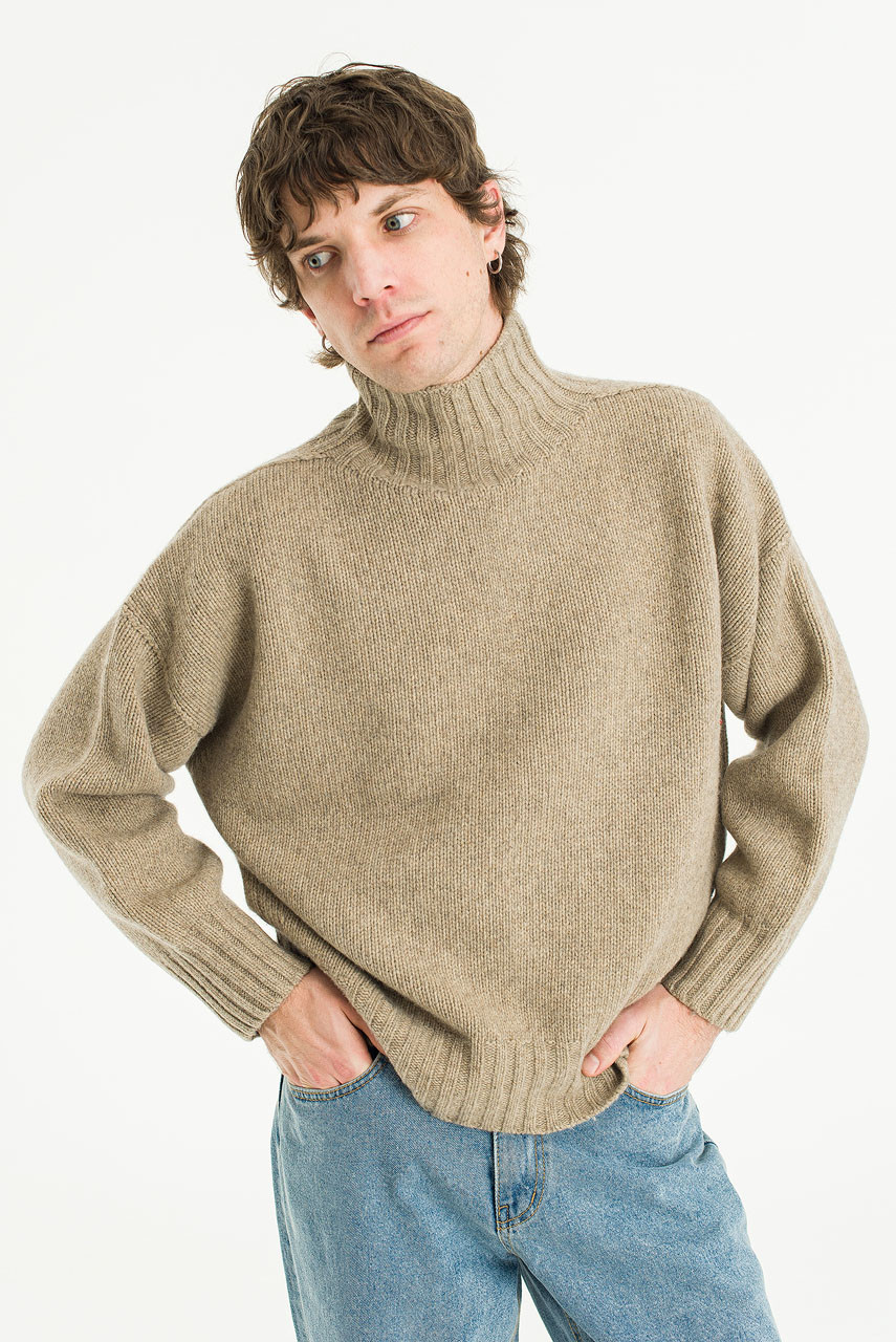 Menswear | Loose-Fit Soft Knit, Wood