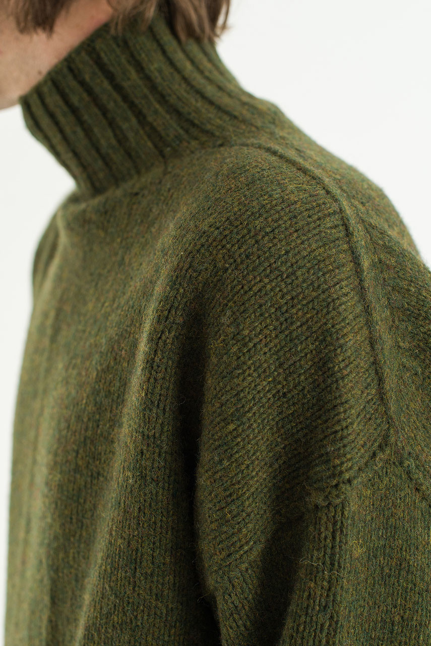 Menswear | Loose-Fit Soft Knit, Forest