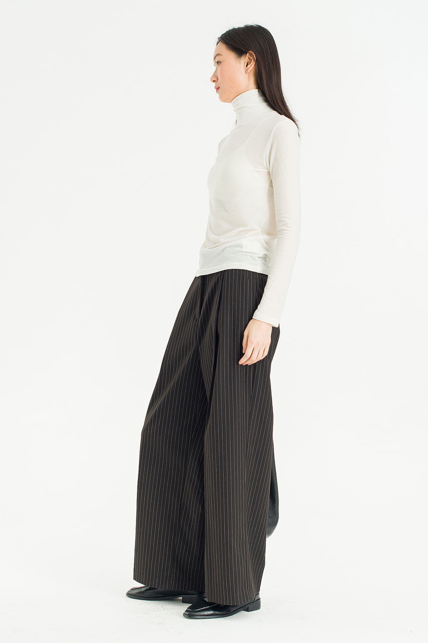 Soft Mock Neck Tee, Ivory