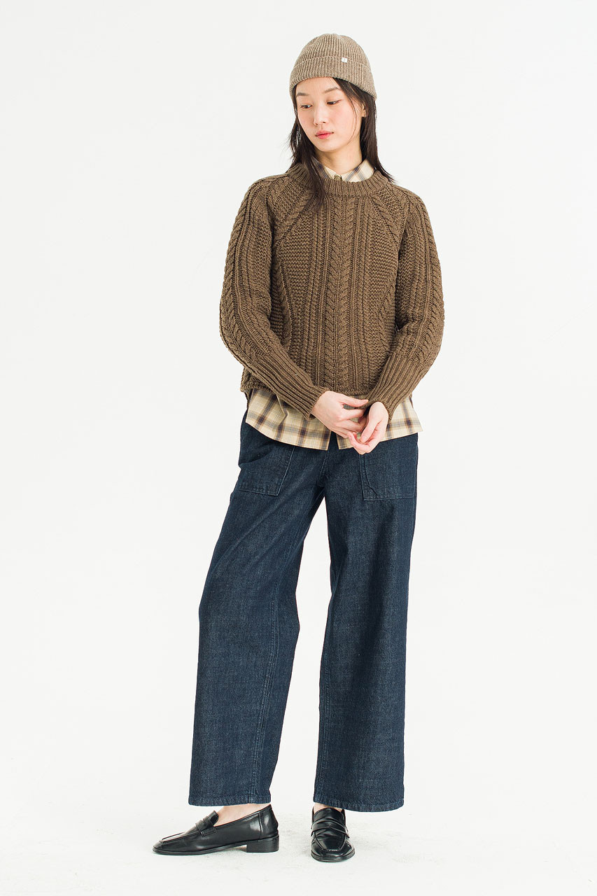 Haze Cable Jumper, Brown