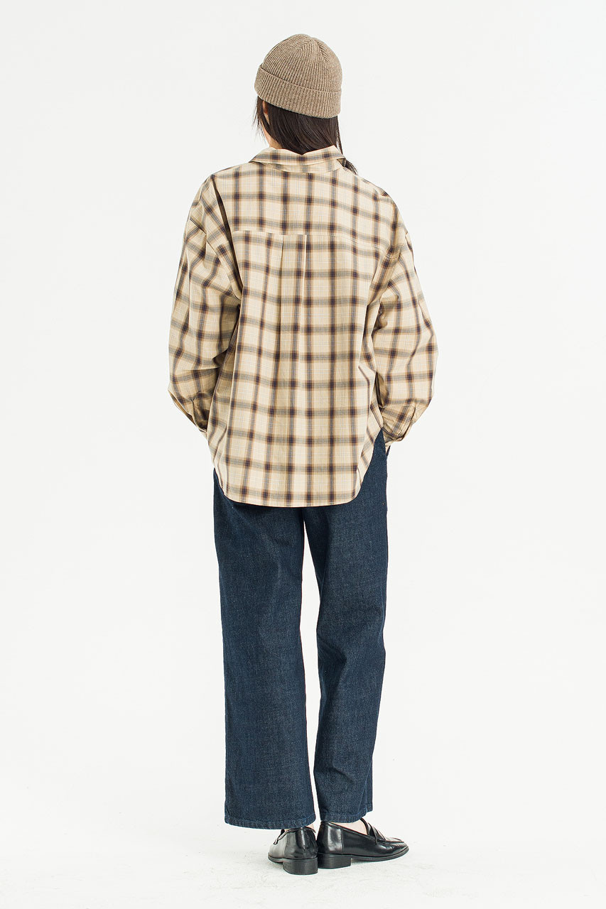 Lenn Check Shirt, Beige