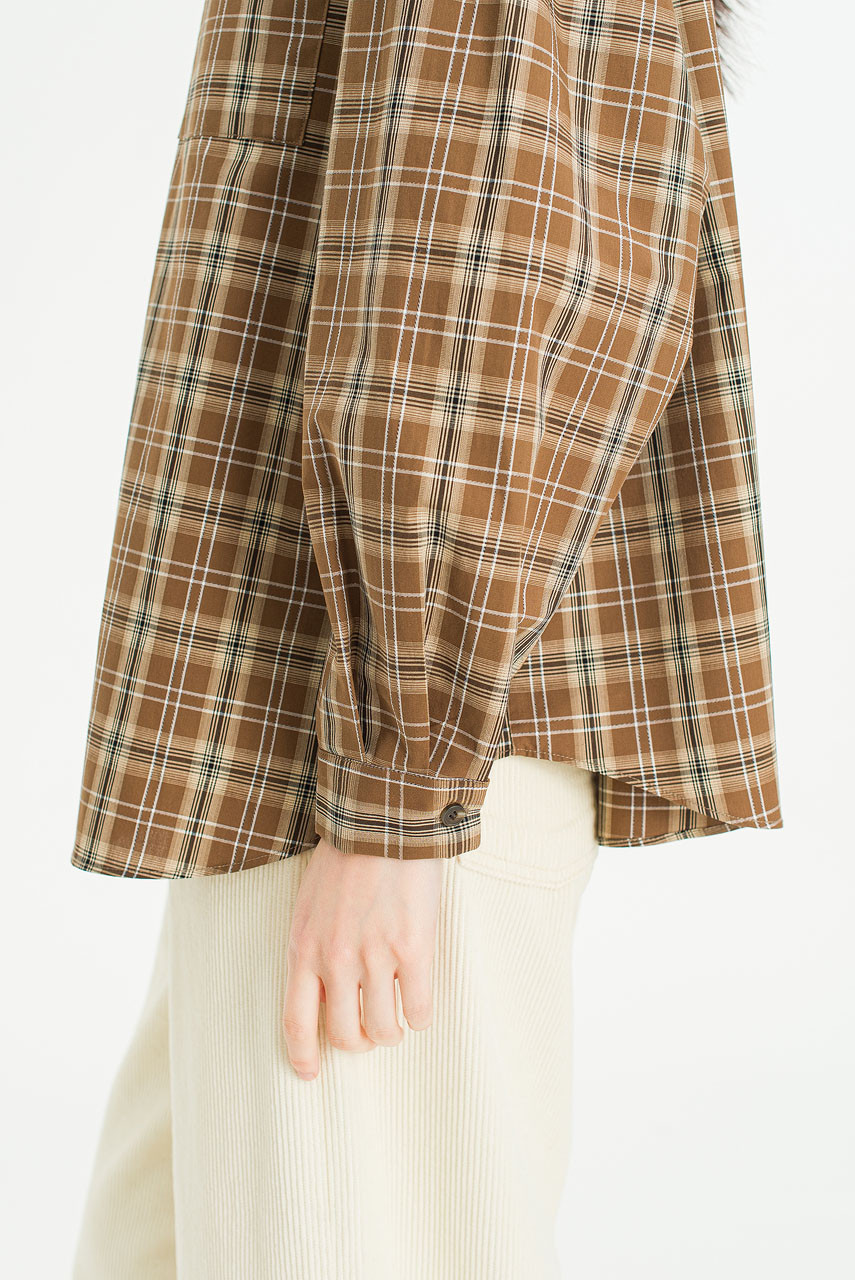 Lenn Check Shirt, Brown