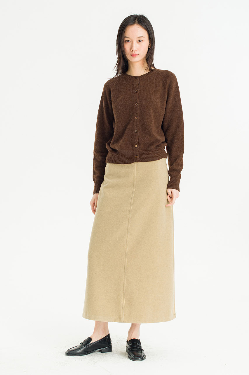 Calm Maxi Skirt, Beige