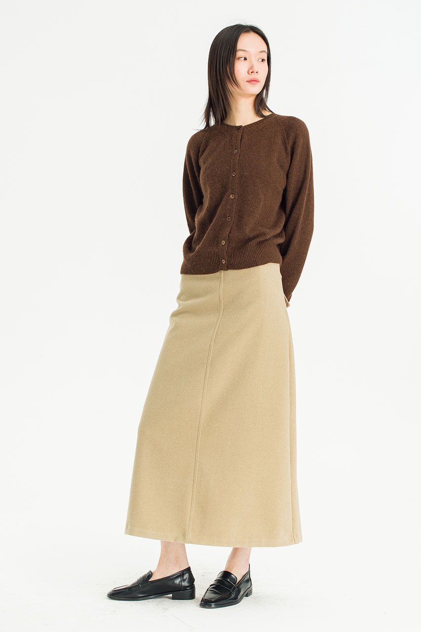 Calm Maxi Skirt, Beige