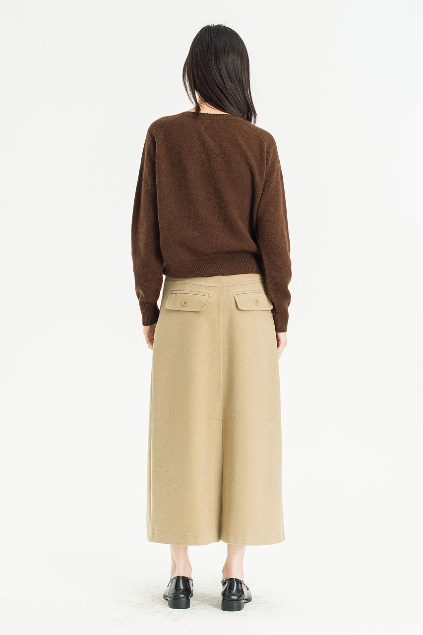 Calm Maxi Skirt, Beige