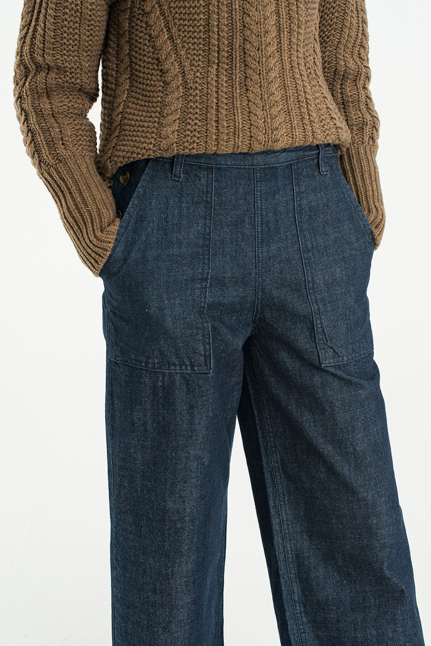 Harbor Fatigue Pants, Indigo