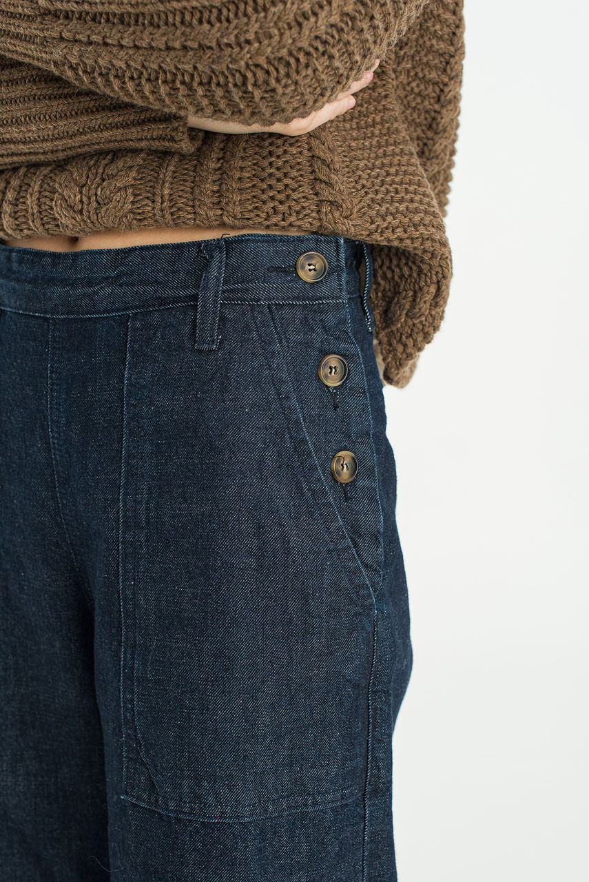 Harbor Fatigue Pants, Indigo