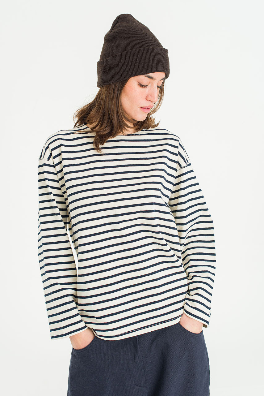 Sydney Stripe Tee, Ivory