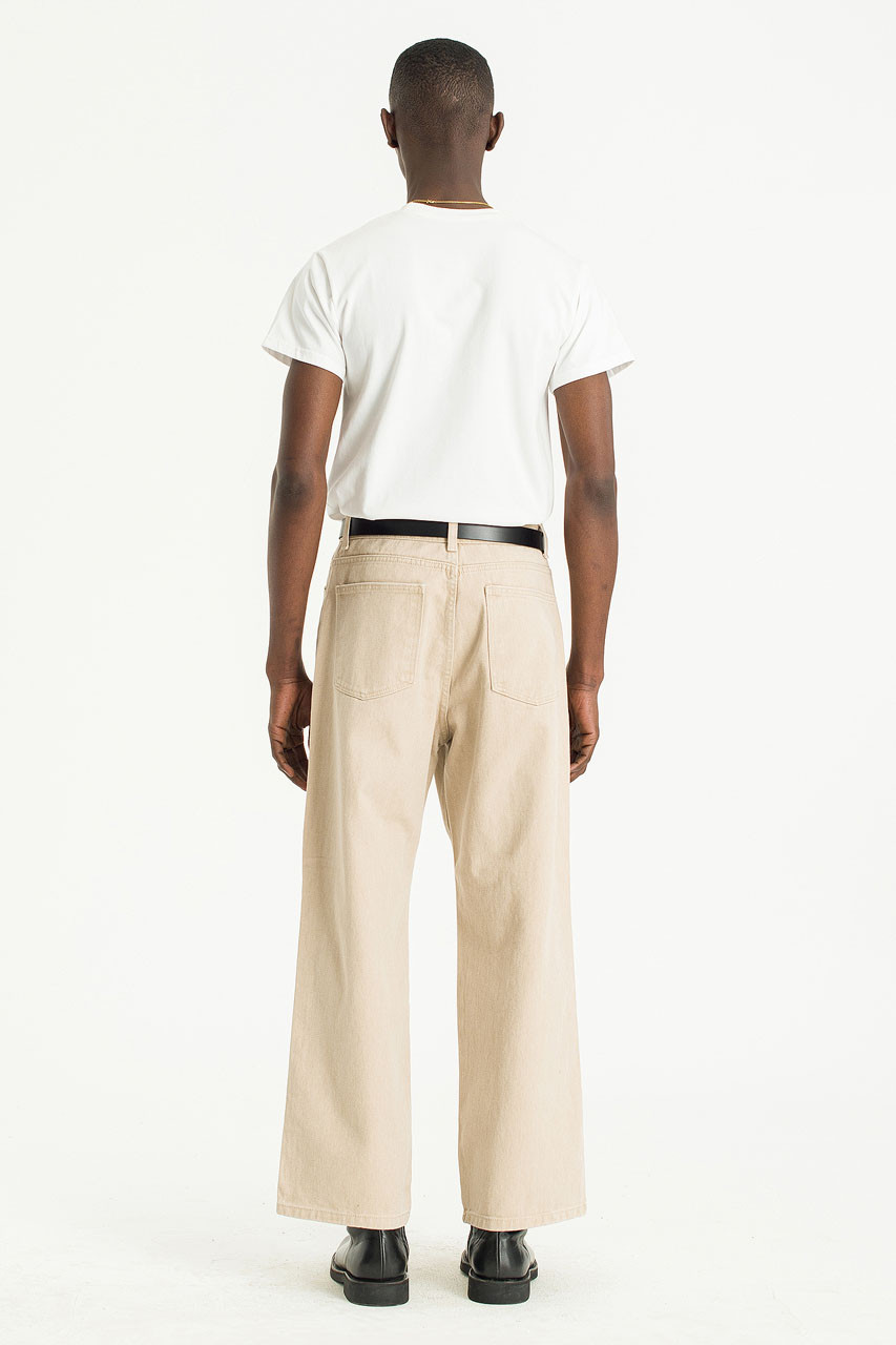 Menswear | Pigment-Dyed Pants, Vanilla