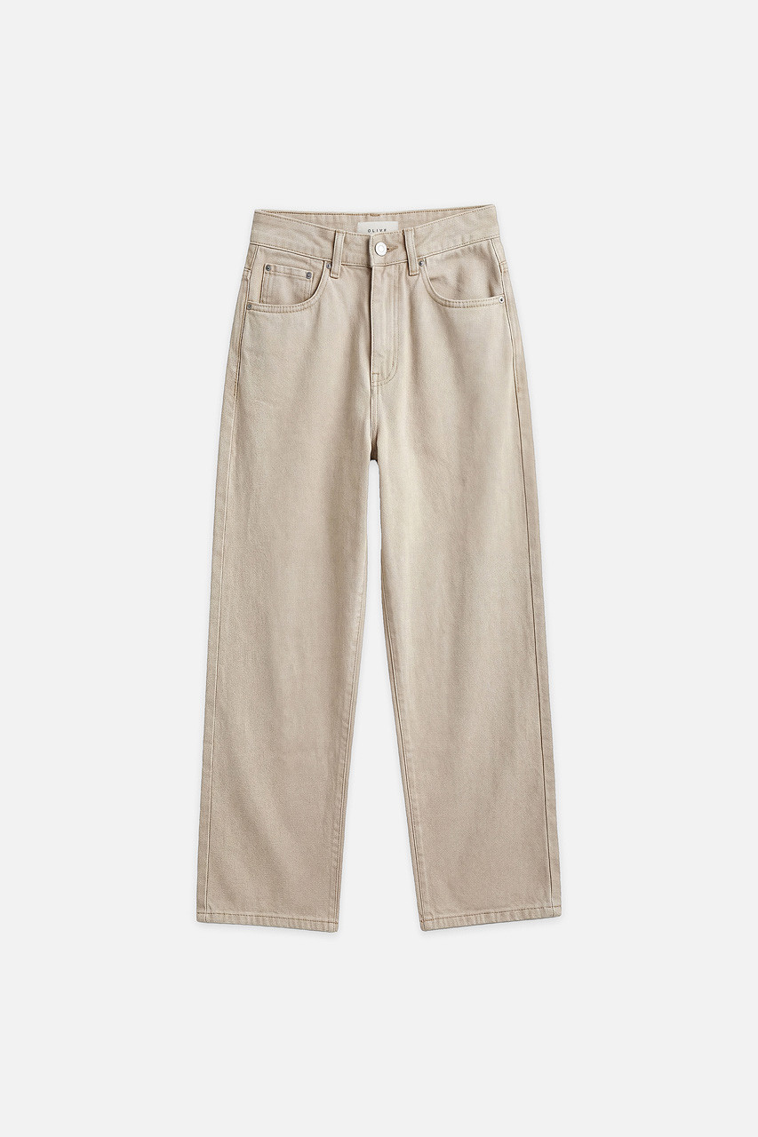 Menswear | Pigment-Dyed Pants, Vanilla