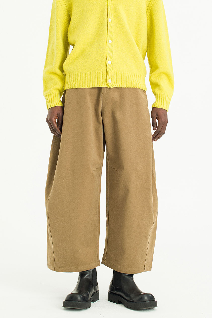 Menswear | Barrel Pants, Dark Beige