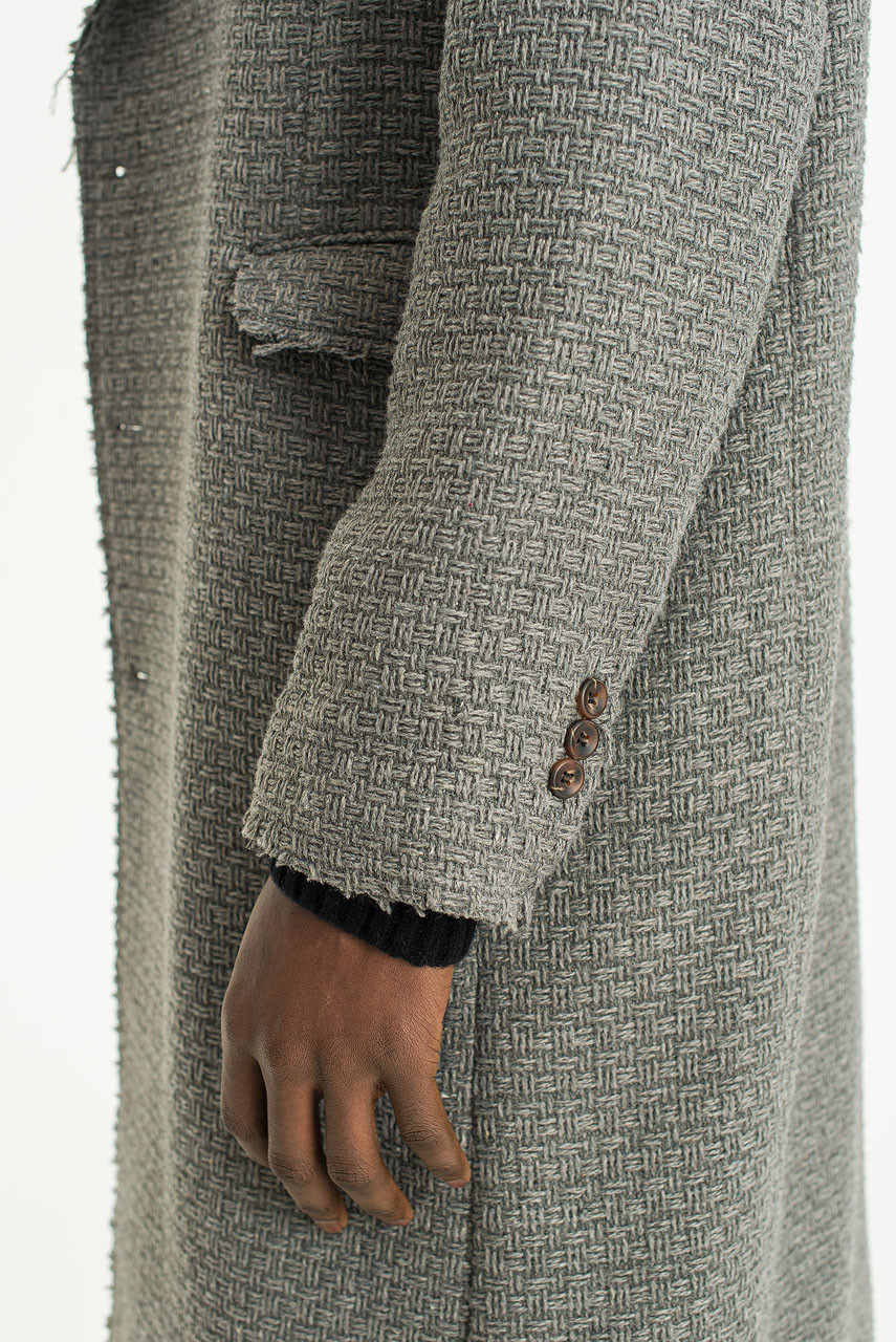 Menswear | Drain Overcoat, Charcoal