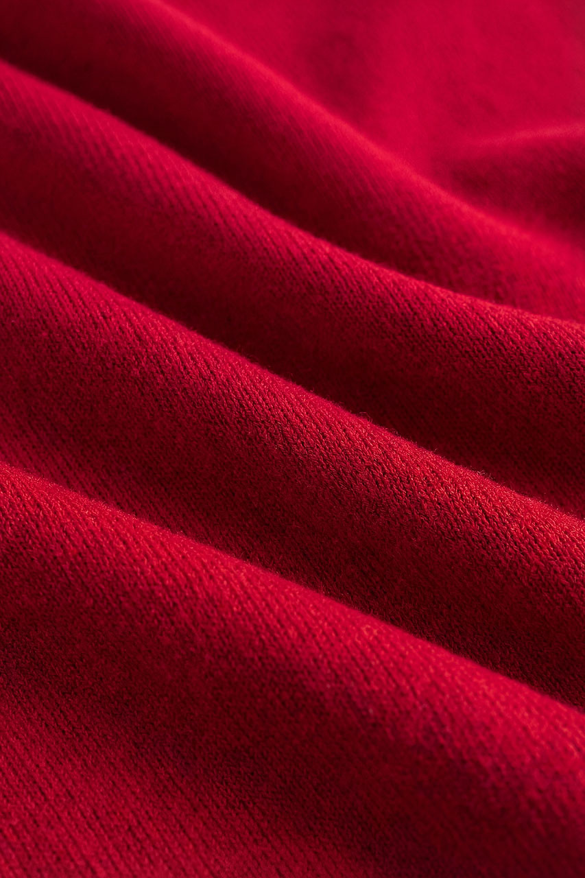 Menswear | Fine Wool Cardigan, Red