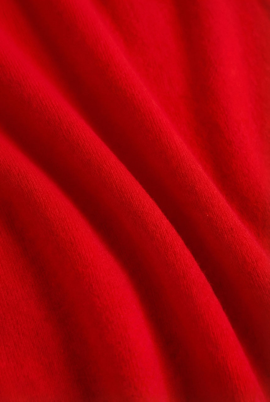 Ever V Neck Jumper, Red