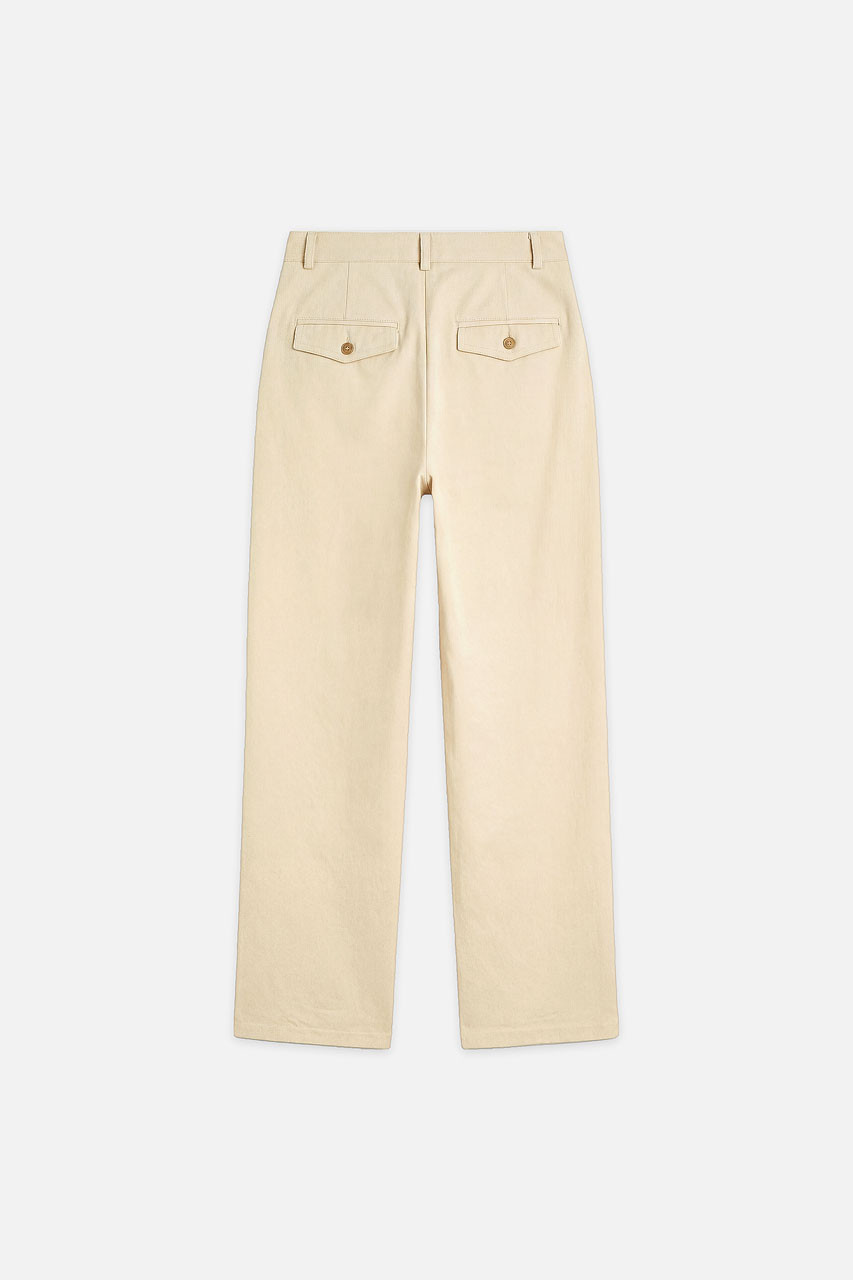 Muse Pintuck Chino, Beige