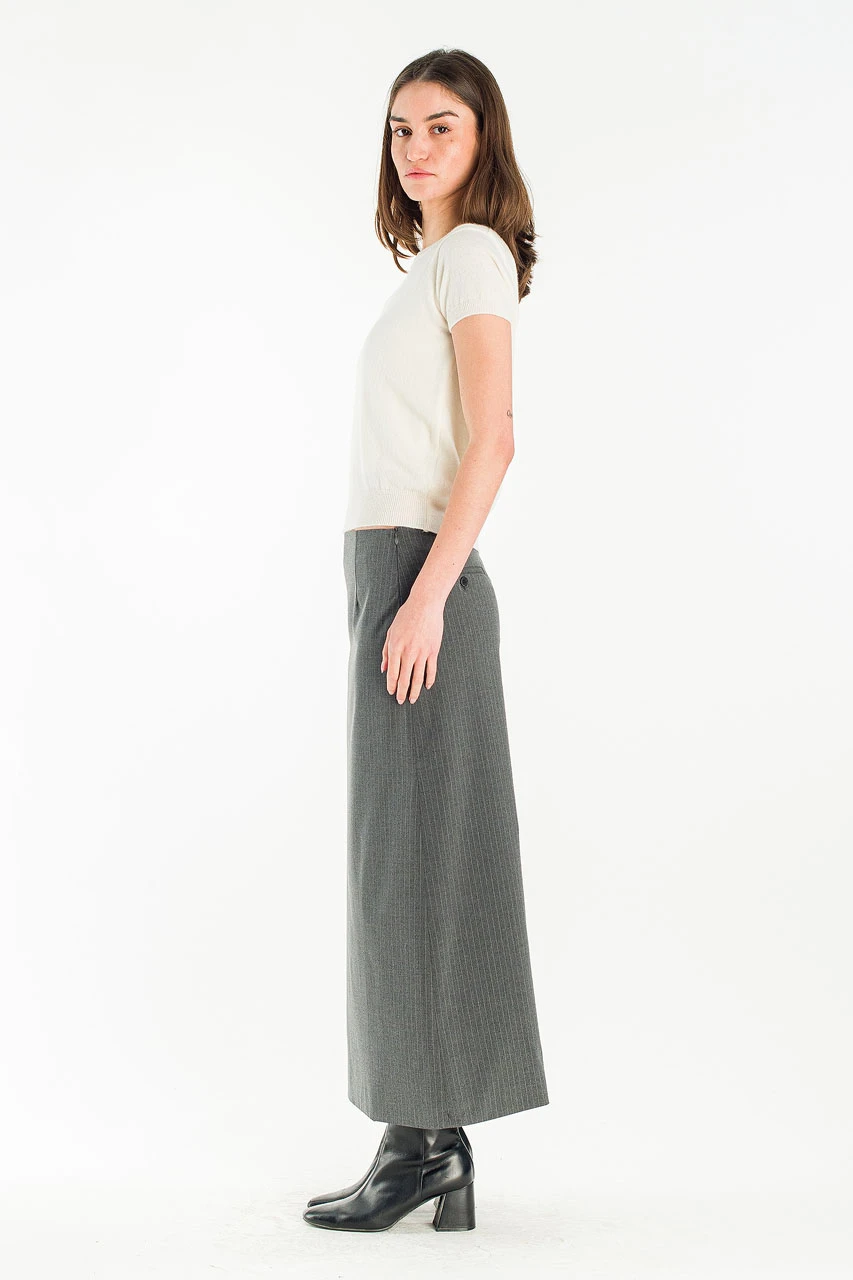 Lenn Scoop Neck Jumper & Scarf, Ivory