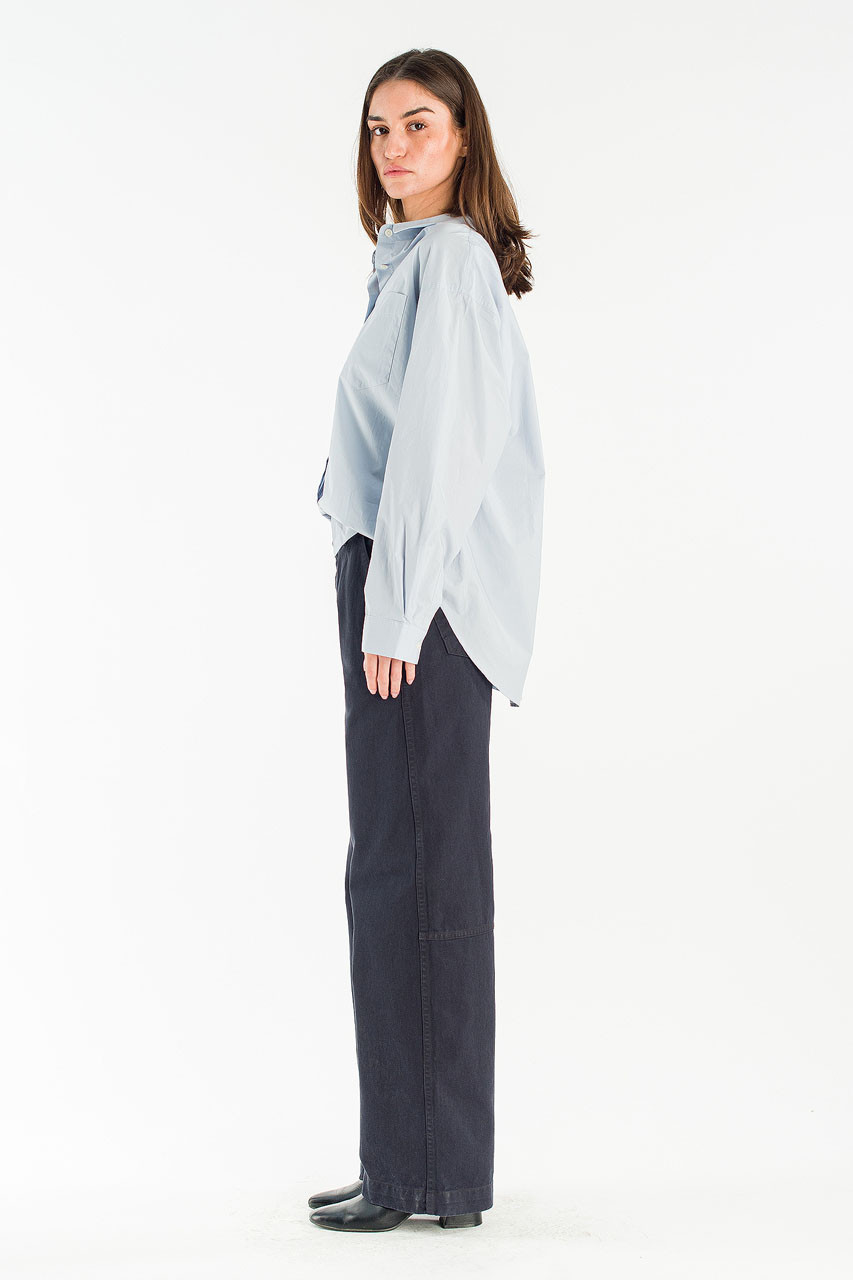 Willow Semi Straight Pants, Navy