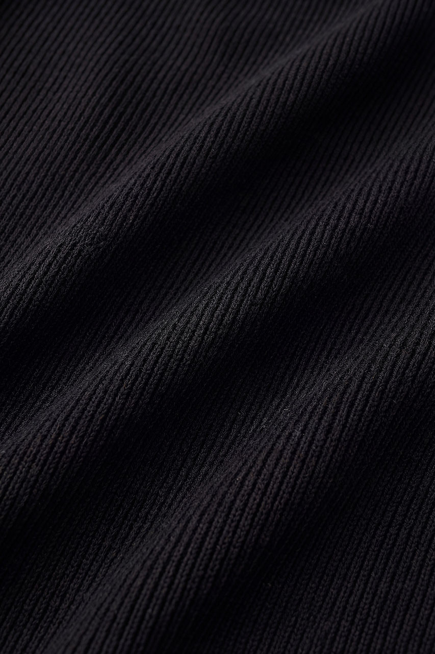 Menswear | Stitch Knitted Crop Tee, Black