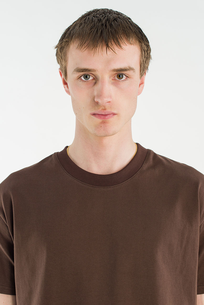 Menswear | Cropped Tee, Brown
