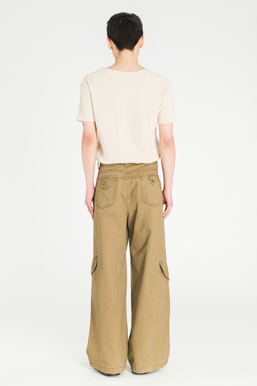 Menswear | Vintage Wash Cargo Pants, Light Brown