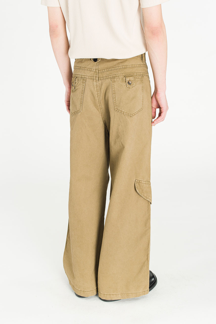 Menswear | Vintage Wash Cargo Pants, Light Brown